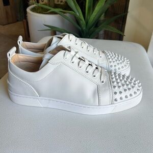CHRISTIAN LOUBOUTIN Louis Junior Spikes Sneakers Size 10(43)